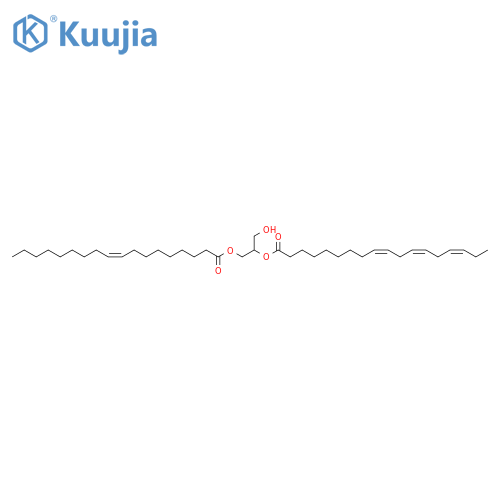 9,12,15-Octadecatrienoic acid, 1-(hydroxymethyl)-2-[[(9Z)-1-oxo-9-octadecen-1-yl]oxy]ethyl ester, (9Z,12Z,15Z)- structure