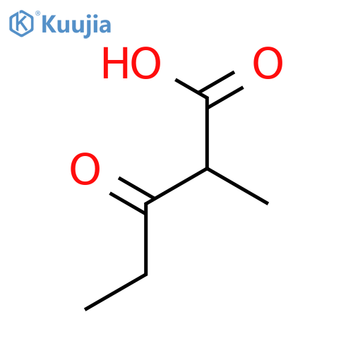 Pentanoic acid,2-methyl-3-oxo- structure
