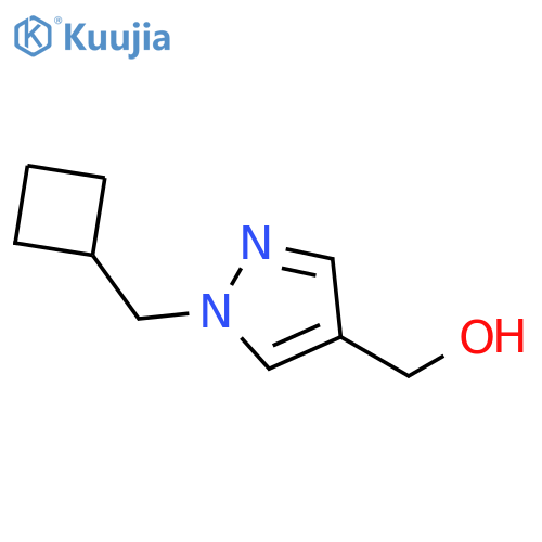 [1-(cyclobutylmethyl)-1H-pyrazol-4-yl]methanol structure
