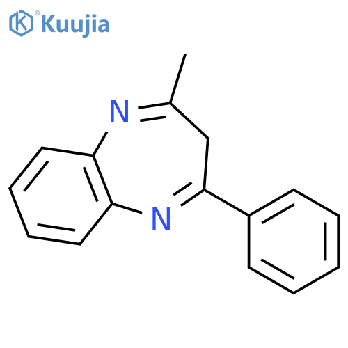 3H-1,5-Benzodiazepine, 2-methyl-4-phenyl- structure