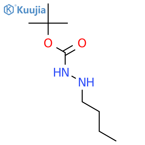 Hydrazinecarboxylicacid, 2-butyl-, 1,1-dimethylethyl ester structure