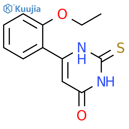 6-(2-ethoxyphenyl)-2-thioxo-2,3-dihydropyrimidin-4(1H)-one structure