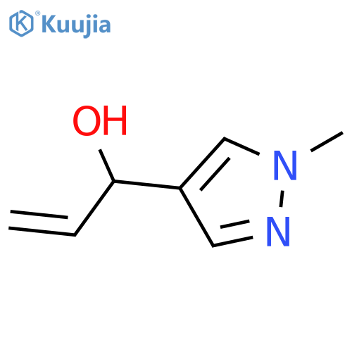 1-(1-methyl-1H-pyrazol-4-yl)prop-2-en-1-ol structure
