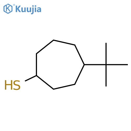 4-tert-Butylcycloheptane-1-thiol structure