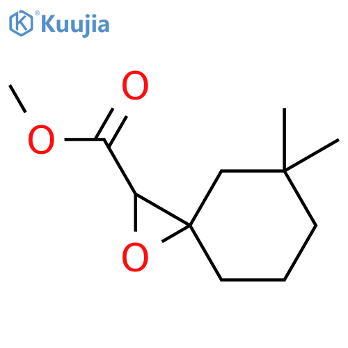 1-Oxaspiro[2.5]octane-2-carboxylic acid, 5,5-dimethyl-, methyl ester structure