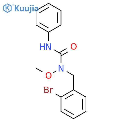 Urea,N-[(2-bromophenyl)methyl]-N-methoxy-N'-phenyl- structure