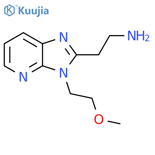 2-(3-(2-methoxyethyl)-3H-imidazo[4,5-b]pyridin-2-yl)ethan-1-amine structure