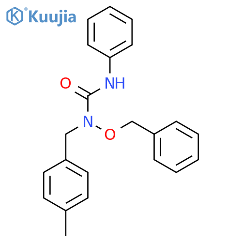 Urea, N-[(4-methylphenyl)methyl]-N'-phenyl-N-(phenylmethoxy)- structure