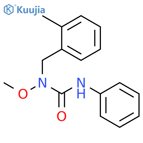 Urea, N-methoxy-N-[(2-methylphenyl)methyl]-N'-phenyl- structure