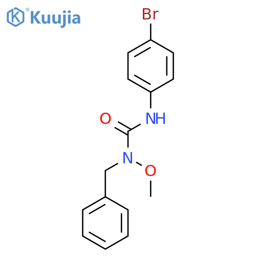 Urea, N'-(4-bromophenyl)-N-methoxy-N-(phenylmethyl)- structure