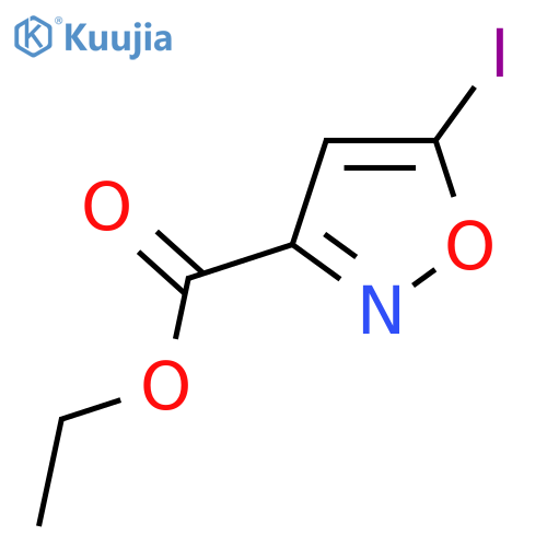 ethyl 5-iodo-1,2-oxazole-3-carboxylate structure