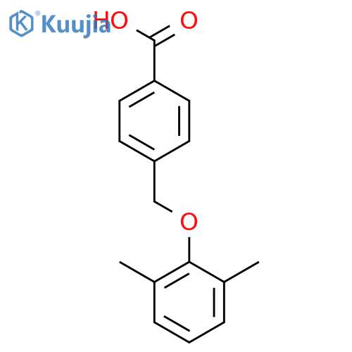 4-(2,6-dimethylphenoxy)methylbenzoic acid structure