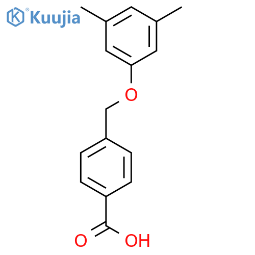 Benzoic acid, 4-[(3,5-dimethylphenoxy)methyl]- structure