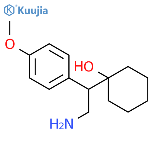 Cyclohexanol,1-[2-amino-1-(4-methoxyphenyl)ethyl]- structure