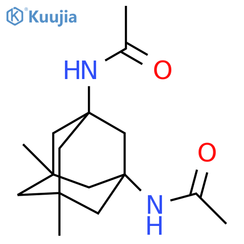 5,7-Diacetamido-1,3-dimethyladamantane structure