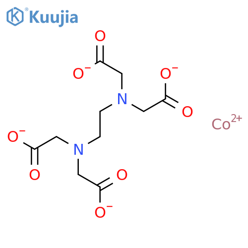 Cobaltate(2-),[[N,N'-1,2-ethanediylbis[N-[(carboxy-kO)methyl]glycinato-kN,kO]](4-)]-, (OC-6-21)- structure
