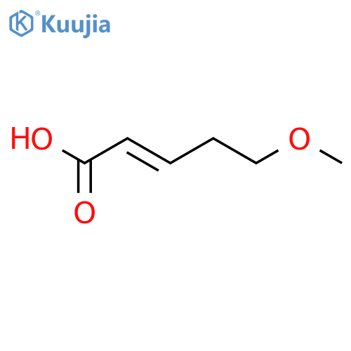 5-methoxypent-2-enoic acid structure