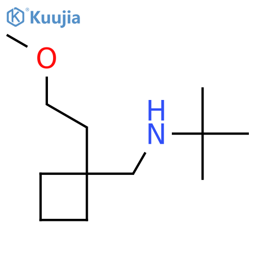 n-((1-(2-Methoxyethyl)cyclobutyl)methyl)-2-methylpropan-2-amine structure