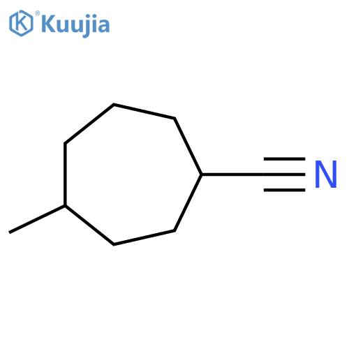 4-methylcycloheptane-1-carbonitrile, Mixture of diastereomers structure