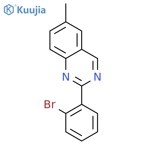 2-(2-Bromophenyl)-6-methylquinazoline structure