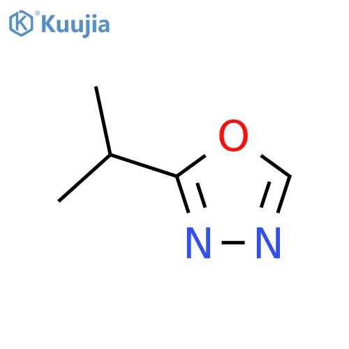 2-isopropyl-1,3,4-oxadiazole structure