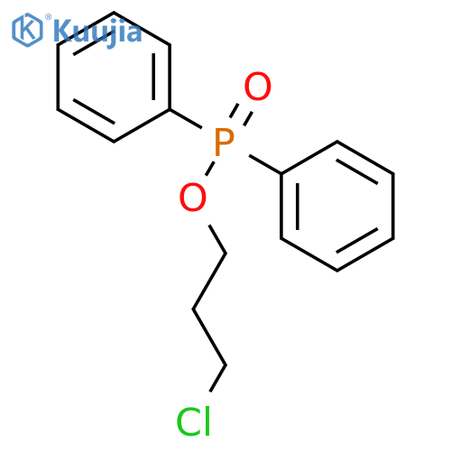 Phosphinic acid, diphenyl-, 3-chloropropyl ester structure