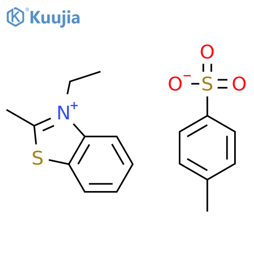 3-ethyl-2-methylbenzo[d]thiazol-3-ium 4-methylbenzenesulfonate structure