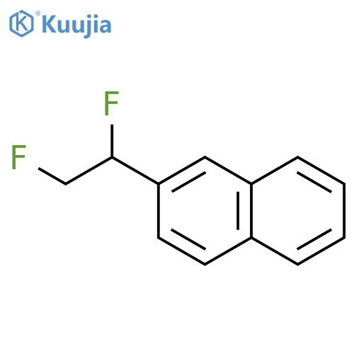 NAPHTHALENE, 2-(1,2-DIFLUOROETHYL)- structure