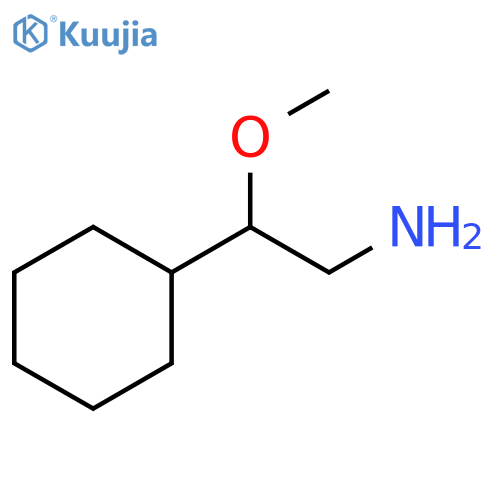 2-cyclohexyl-2-methoxyethan-1-amine structure