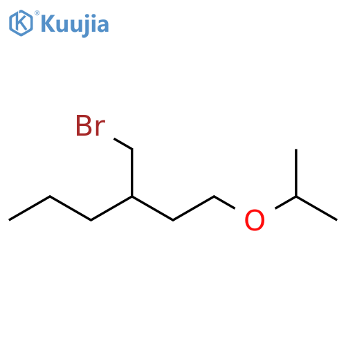 Hexane, 3-(bromomethyl)-1-(1-methylethoxy)- structure