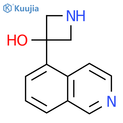 3-(isoquinolin-5-yl)azetidin-3-ol structure