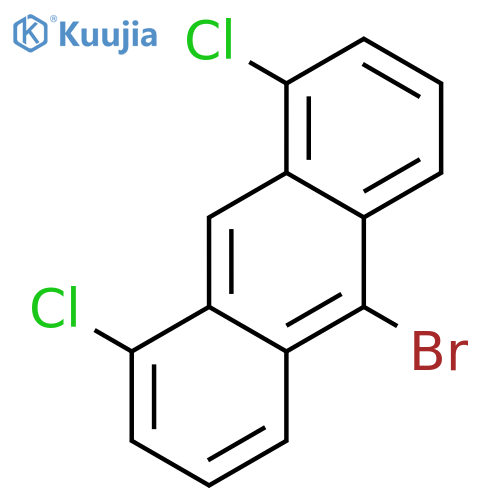 Anthracene, 10-bromo-1,8-dichloro- structure