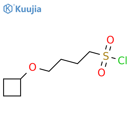 4-cyclobutoxybutane-1-sulfonyl chloride structure