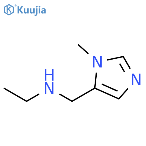 ethyl(1-methyl-1H-imidazol-5-yl)methylamine structure