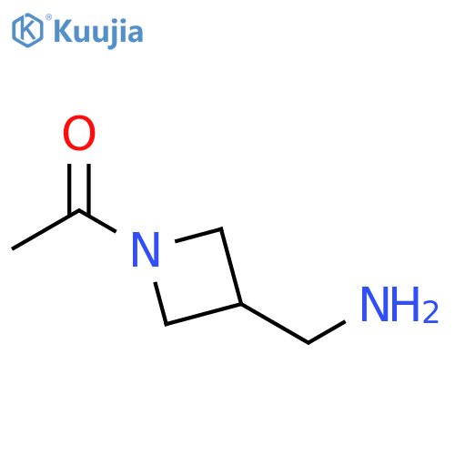 1-3-(aminomethyl)azetidin-1-ylethan-1-one structure