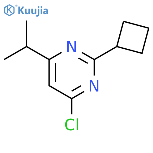 Pyrimidine, 4-chloro-2-cyclobutyl-6-(1-methylethyl)- structure