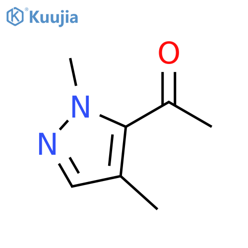 1-(1,4-dimethyl-1H-pyrazol-5-yl)ethan-1-one structure