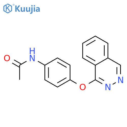 Acetamide,N-[4-(1-phthalazinyloxy)phenyl]- structure