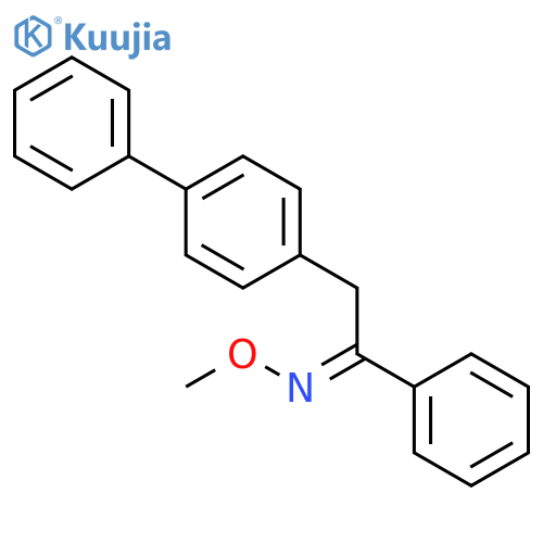 Ethanone, 2-[1,1'-biphenyl]-4-yl-1-phenyl-, O-methyloxime, (E)- structure