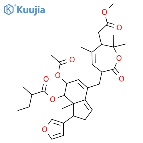 Aphanamixoid C; 12-De-Ac, 12-O-(2-methylbutanoyl) structure