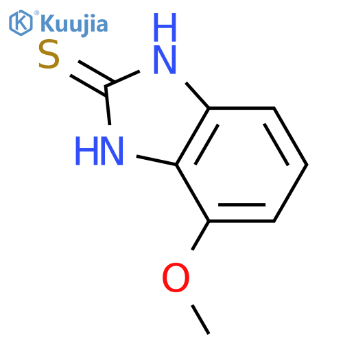 2H-Benzimidazole-2-thione,1,3-dihydro-4-methoxy- structure