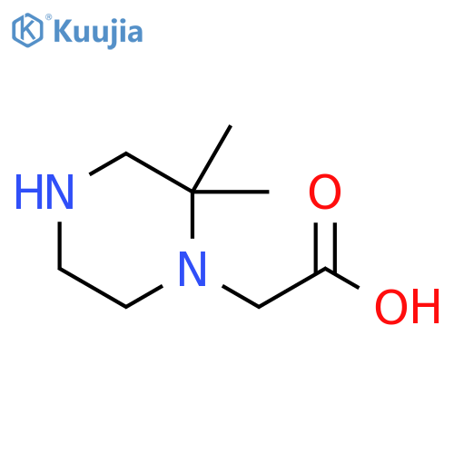 2-(2,2-dimethylpiperazin-1-yl)acetic acid structure