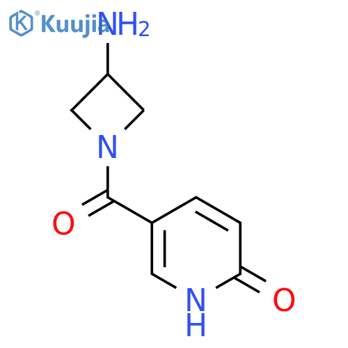 (3-Aminoazetidin-1-yl)(6-hydroxypyridin-3-yl)methanone structure