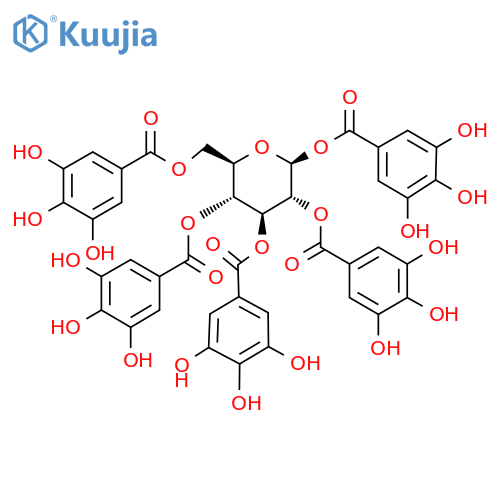 Pentagalloylglucose structure