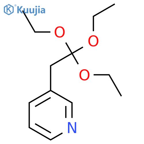 3-(2,2,2-Triethoxyethyl)pyridine structure