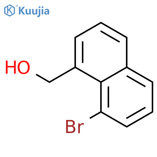 (8-Bromonaphthalen-1-yl)methanol structure