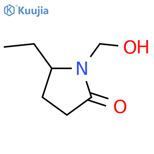 5-ethyl-1-(hydroxymethyl)-2-Pyrrolidinone structure