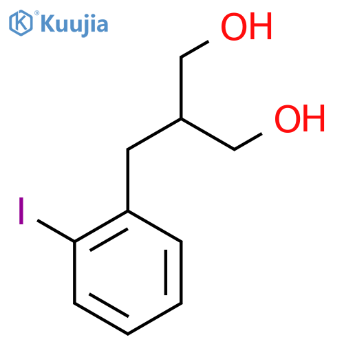 2-(2-Iodobenzyl)propane-1,3-diol structure
