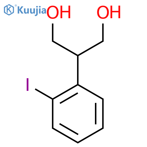 2-(2-Iodophenyl)propane-1,3-diol structure