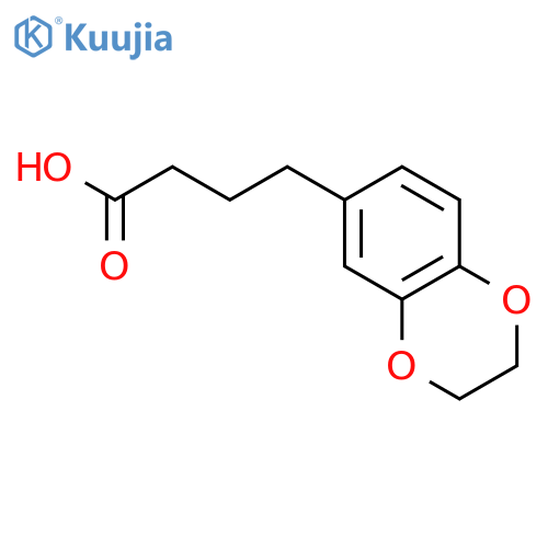 4-(2,3-Dihydro-1,4-benzodioxin-6-yl)butanoic Acid structure